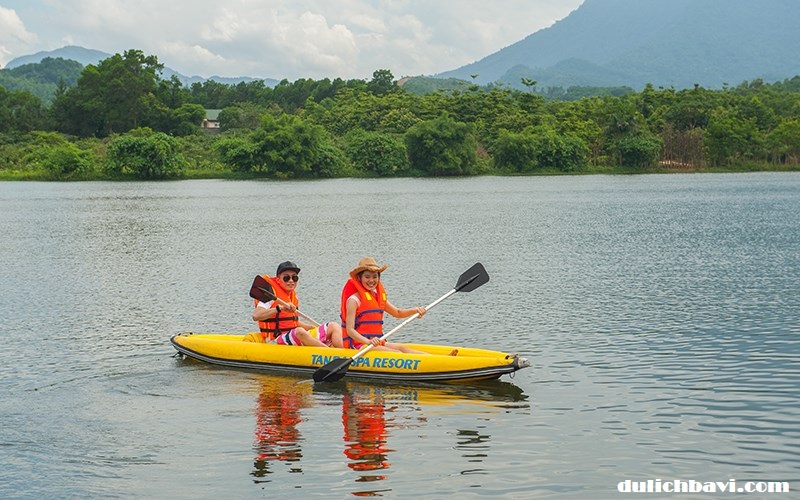 tan-da-resort-kayak-Tắm khoáng nóng gần Hà Nội